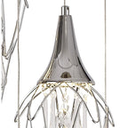 NL78579 Istan Pendant Round 5 Light Polished Chrome