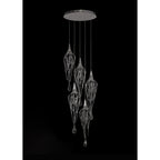 NL78579 Istan Pendant Round 5 Light Polished Chrome