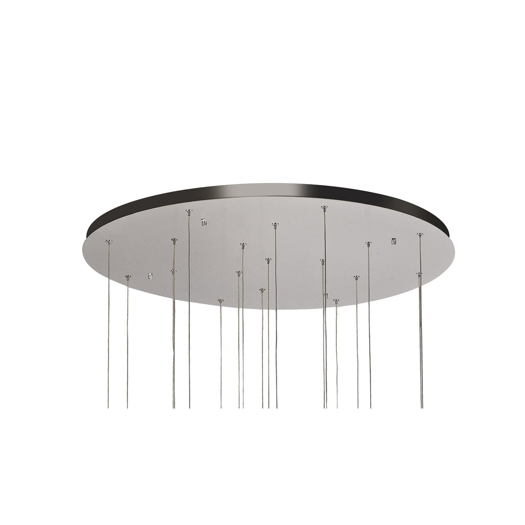 NL78589 Istan Pendant Round 5M 18 Light Polished Chrome