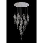 NL78589 Istan Pendant Round 5M 18 Light Polished Chrome