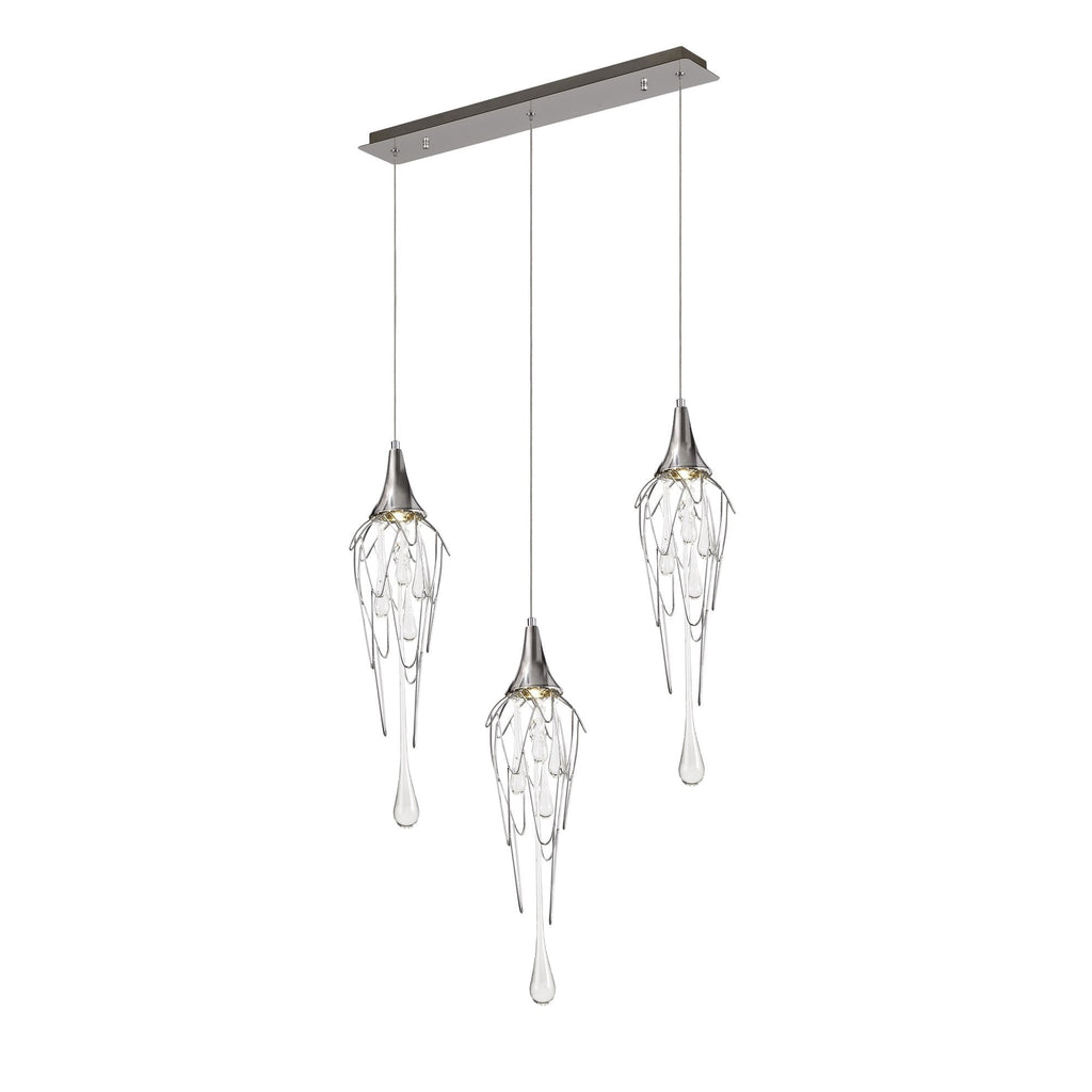 NL78599 Istan Linear Pendant Bar 3 Light Polished Chrome