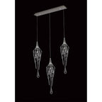 NL78599 Istan Linear Pendant Bar 3 Light Polished Chrome