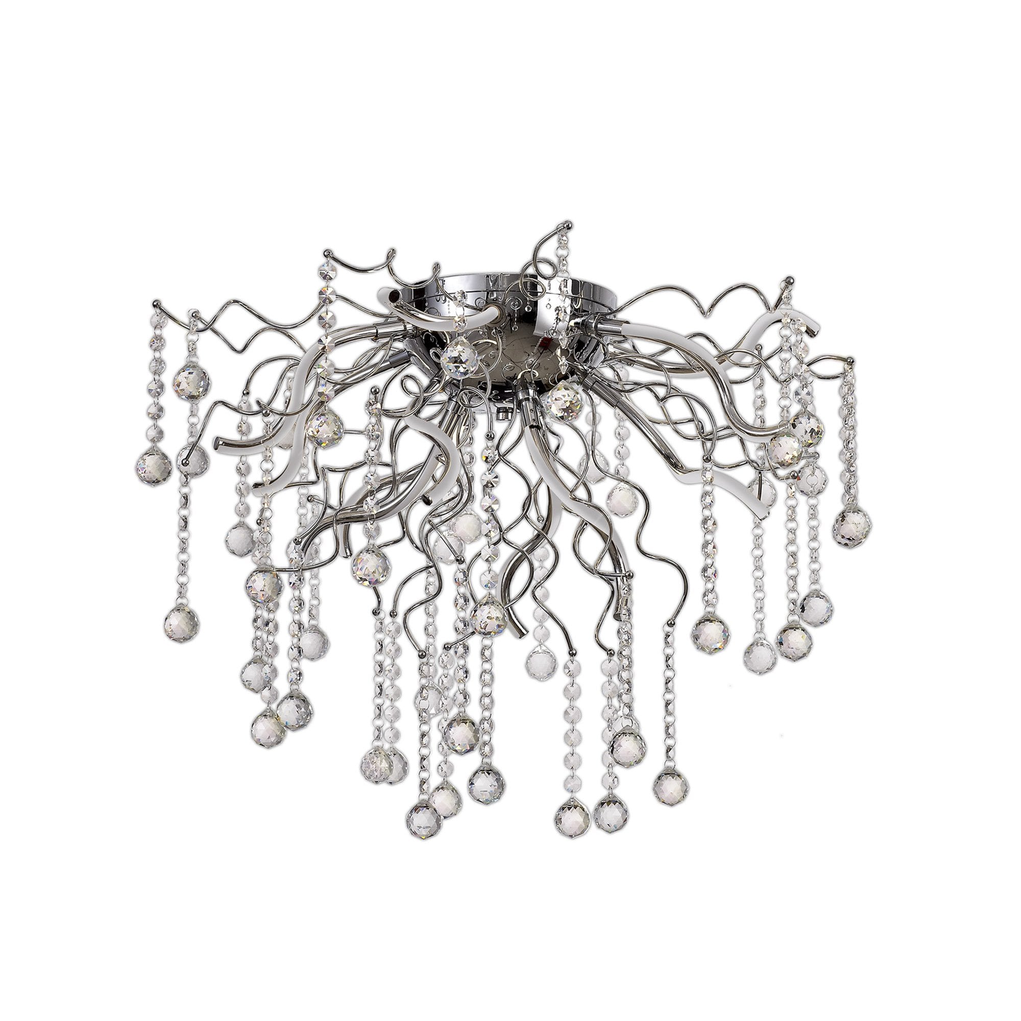 NL81279 Jaxal Dimmable Ceiling 12 Light LED Polished Chrome