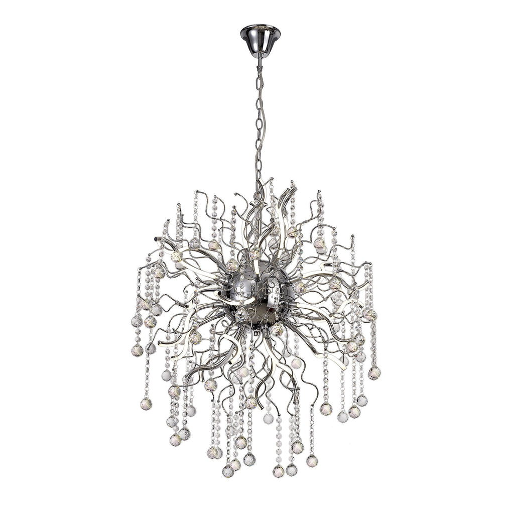 NL81289 Jaxal Dimmable Pendant 24 Light LED Polished Chrome