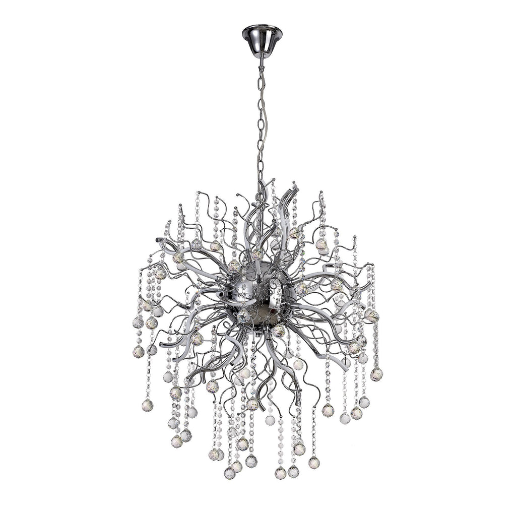 NL81289 Jaxal Dimmable Pendant 24 Light LED Polished Chrome