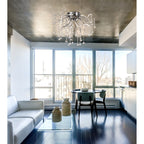 NL81299 Jaxal Dimmable Pendant 30 Light LED Polished Chrome