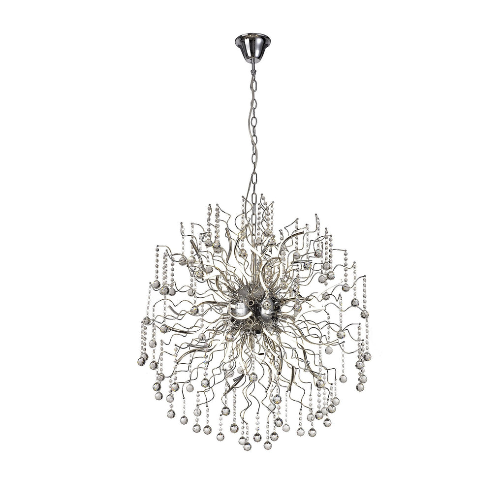 NL81299 Jaxal Dimmable Pendant 30 Light LED Polished Chrome