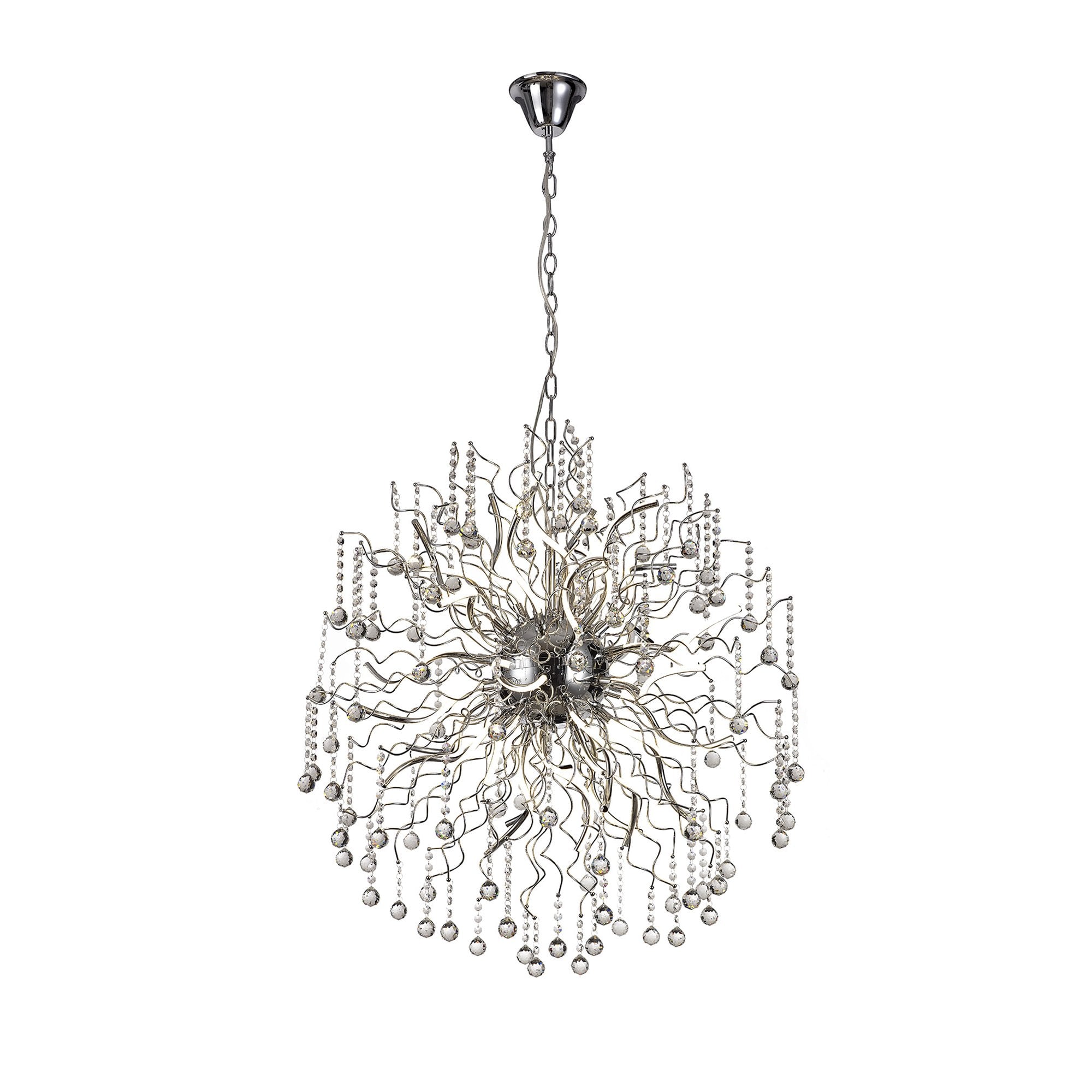 NL81299 Jaxal Dimmable Pendant 30 Light LED Polished Chrome