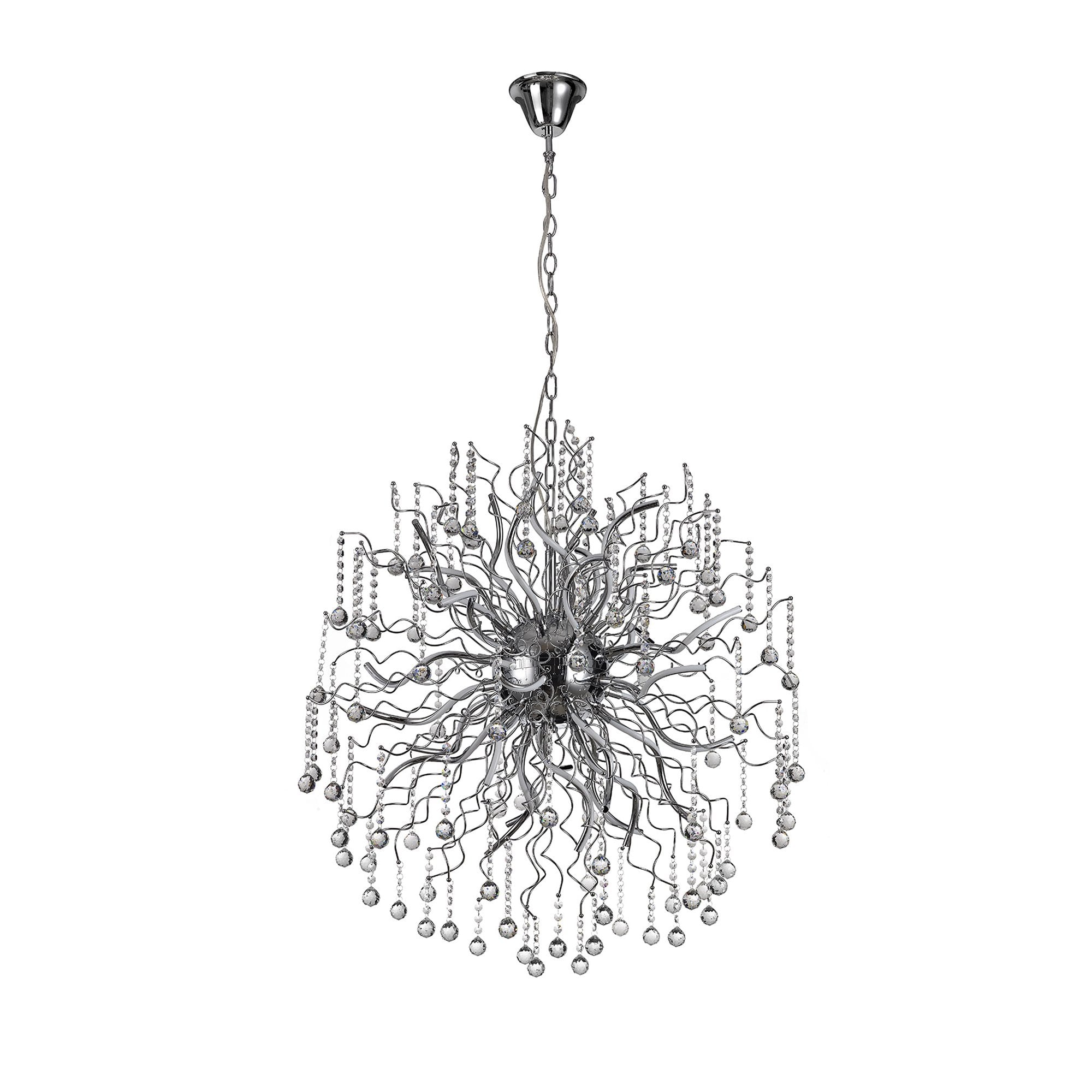 NL81299 Jaxal Dimmable Pendant 30 Light LED Polished Chrome