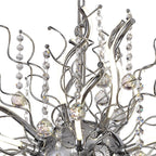 NL81299 Jaxal Dimmable Pendant 30 Light LED Polished Chrome