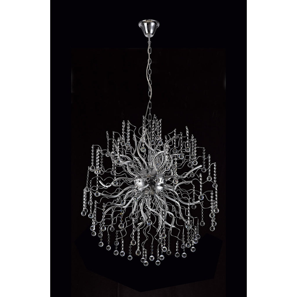 NL81299 Jaxal Dimmable Pendant 30 Light LED Polished Chrome