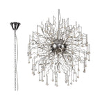 NL81309 Jaxal Dimmable Pendant 40 Light LED Polished Chrome