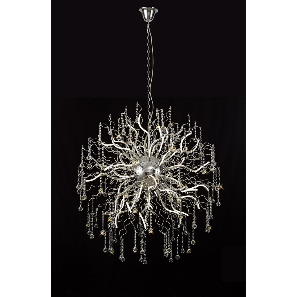 NL81309 Jaxal Dimmable Pendant 40 Light LED Polished Chrome