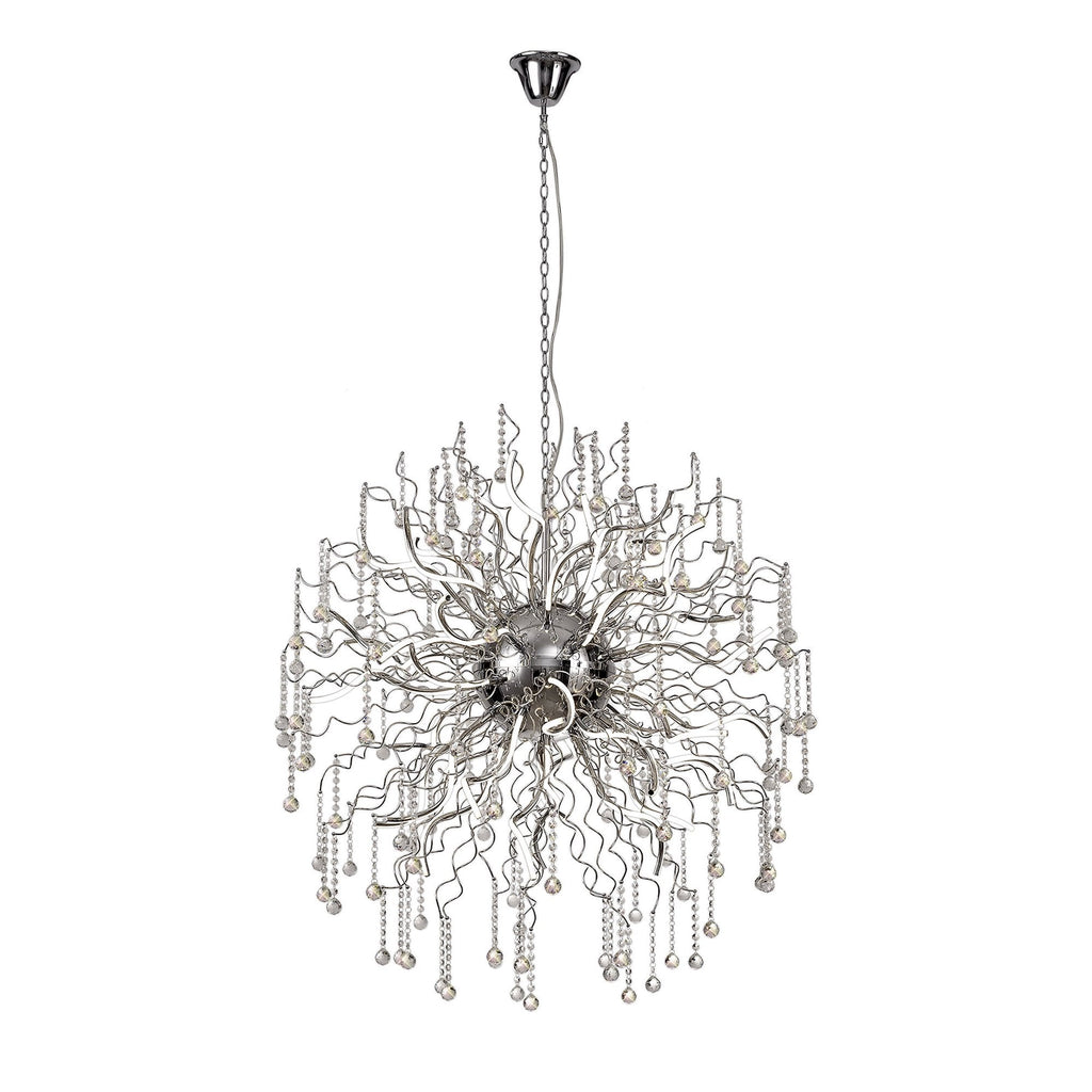 NL81309 Jaxal Dimmable Pendant 40 Light LED Polished Chrome