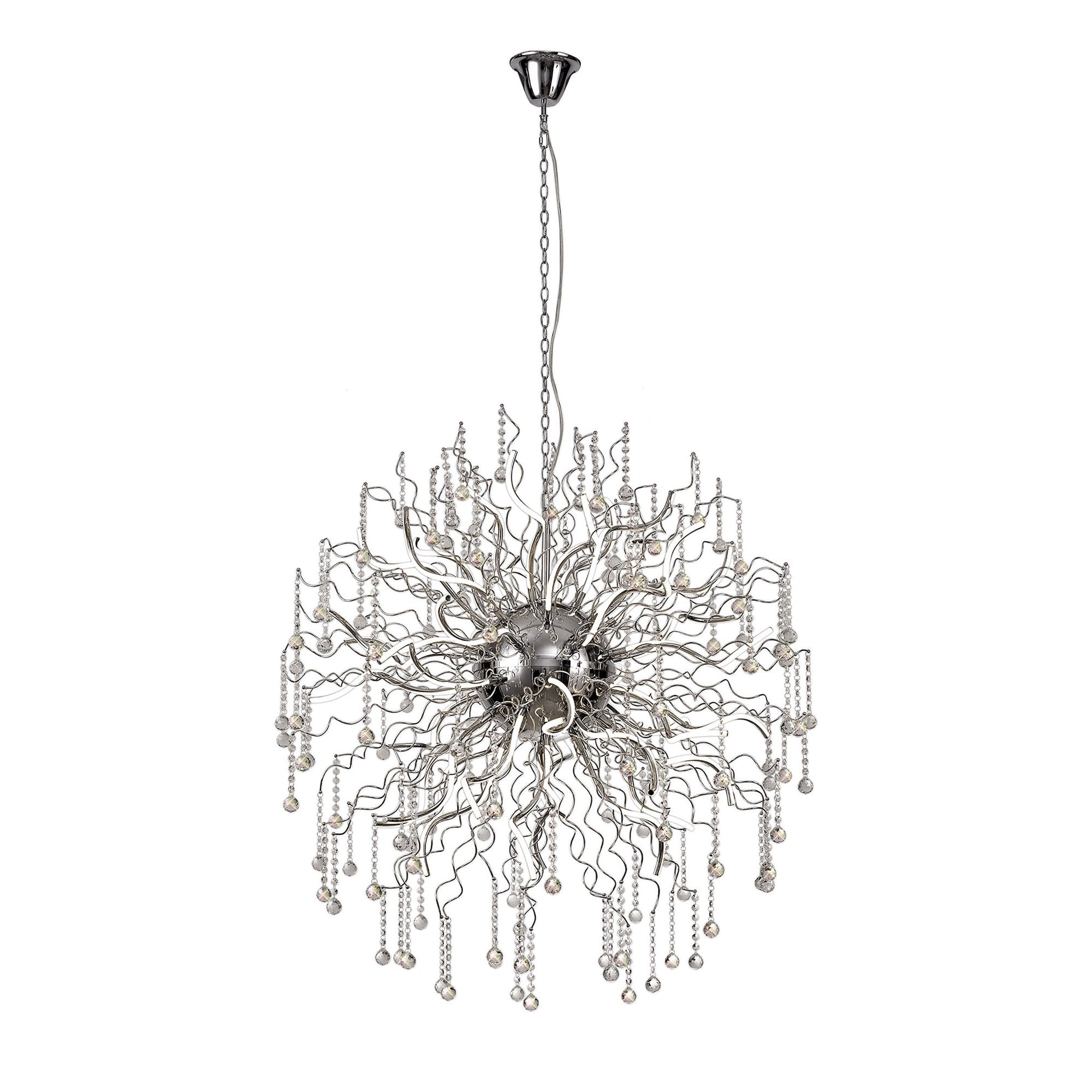 NL81309 Jaxal Dimmable Pendant 40 Light LED Polished Chrome