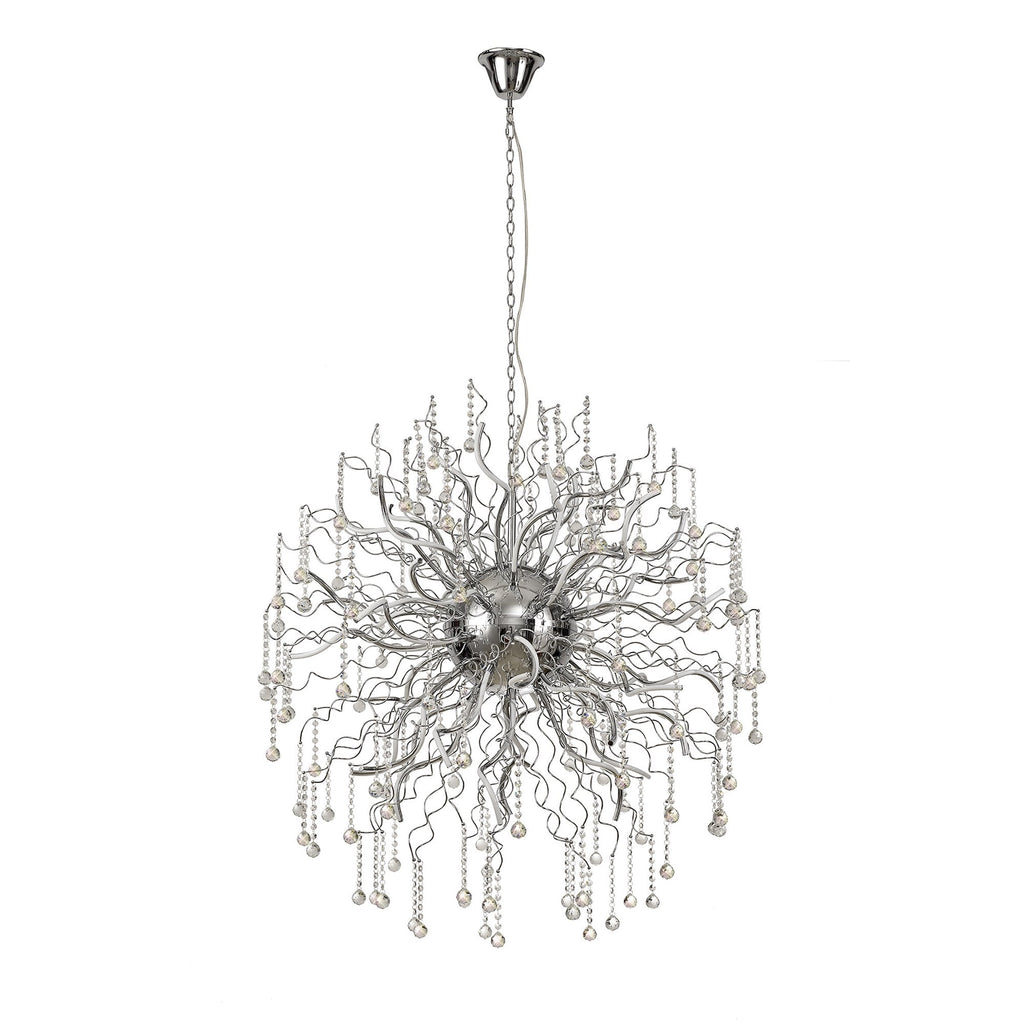 NL81309 Jaxal Dimmable Pendant 40 Light LED Polished Chrome