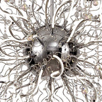 NL81309 Jaxal Dimmable Pendant 40 Light LED Polished Chrome