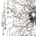 NL81309 Jaxal Dimmable Pendant 40 Light LED Polished Chrome