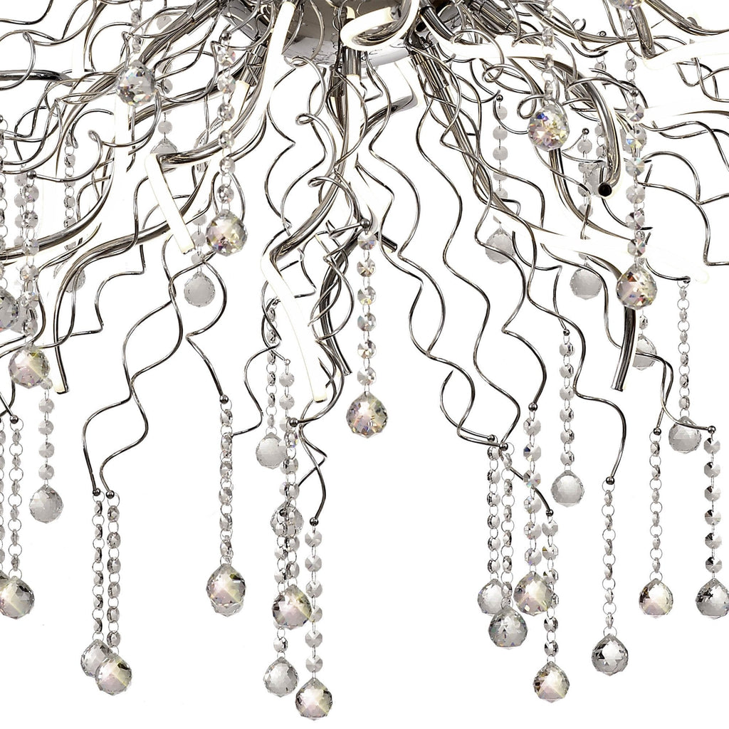 NL81309 Jaxal Dimmable Pendant 40 Light LED Polished Chrome