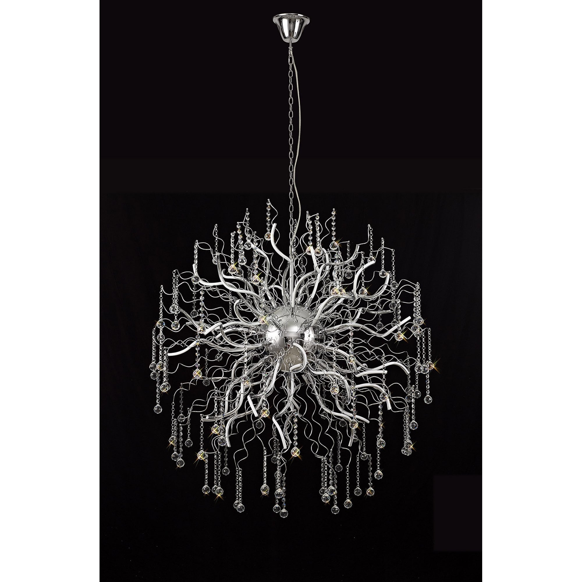 NL81309 Jaxal Dimmable Pendant 40 Light LED Polished Chrome