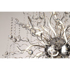 NL81309 Jaxal Dimmable Pendant 40 Light LED Polished Chrome
