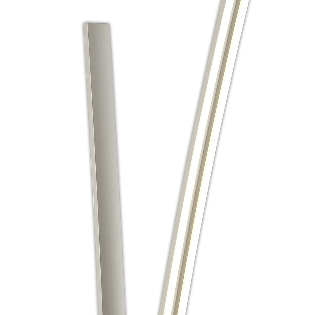 NL74309 Josh 2 Light Floor Lamp Dimmable LED White