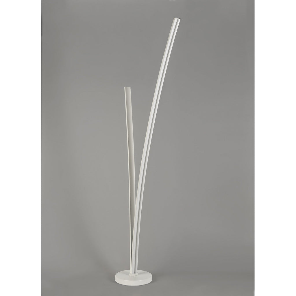 NL74309 Josh 2 Light Floor Lamp Dimmable LED White