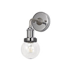 NL78529 Julia Outdoor Wall Lamp 1 Light Titanium Silver/Polished Chrome