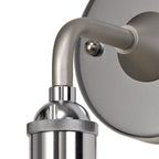 NL78529 Julia Outdoor Wall Lamp 1 Light Titanium Silver/Polished Chrome