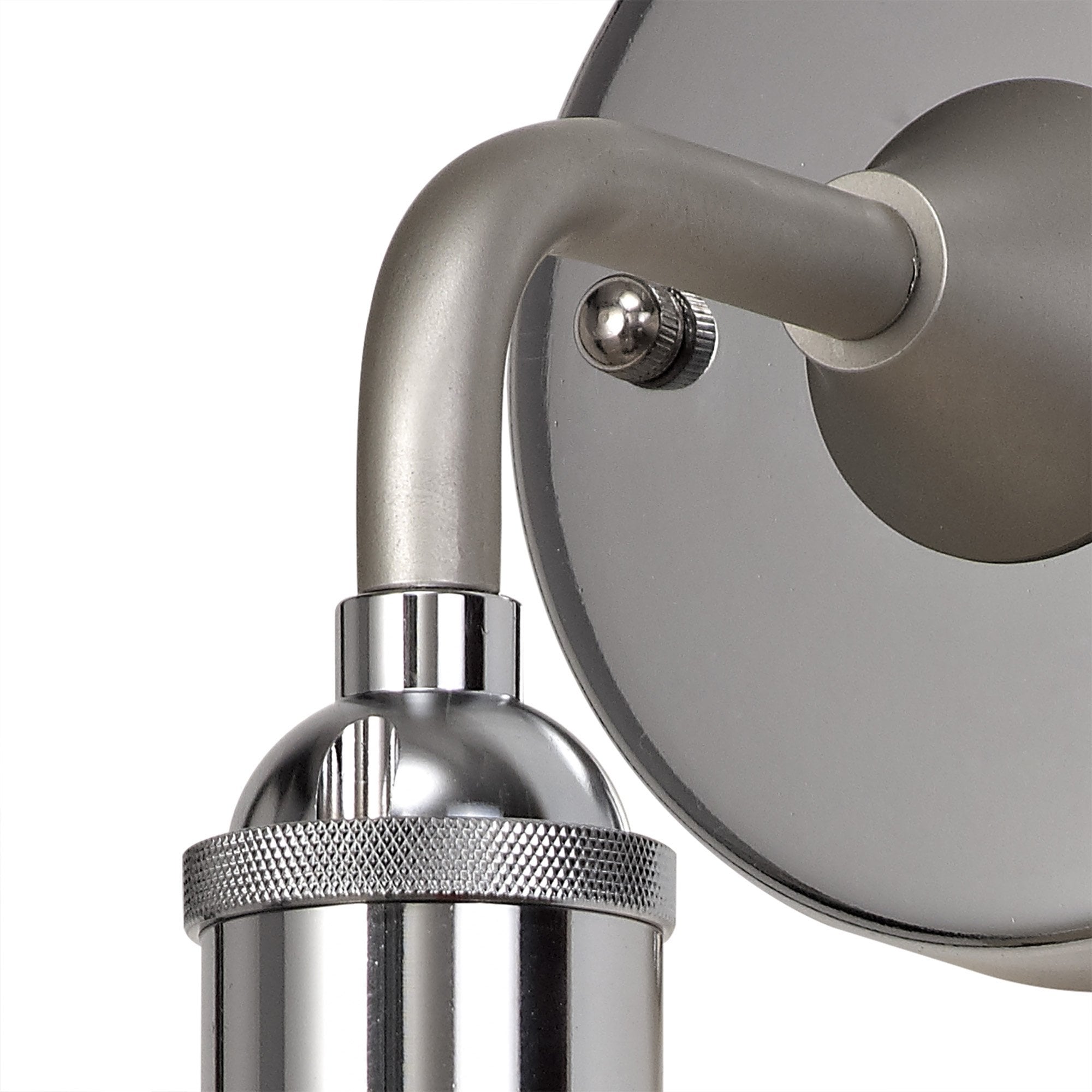 NL78529 Julia Outdoor Wall Lamp 1 Light Titanium Silver/Polished Chrome