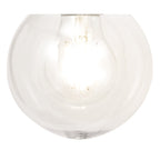 NL78529 Julia Outdoor Wall Lamp 1 Light Titanium Silver/Polished Chrome