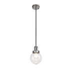 NL78539 Julia Outdoor Pendant 1 Light Titanium Silver/Polished Chrome