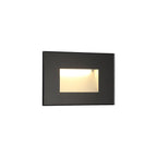 NL78289 Katie Outdoor Recessed Rectangle Wall Lamp LED Black