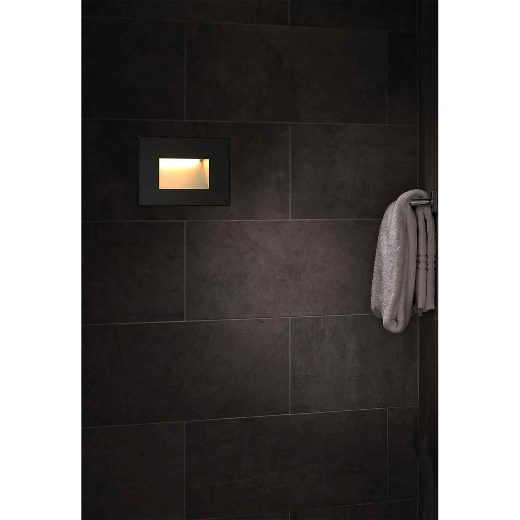 NL78289 Katie Outdoor Recessed Rectangle Wall Lamp LED Black