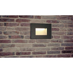 NL78289 Katie Outdoor Recessed Rectangle Wall Lamp LED Black