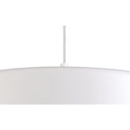NL75989 Kedra Single Large Pendant 1 Light Adjustable Gloss White/Gloss White