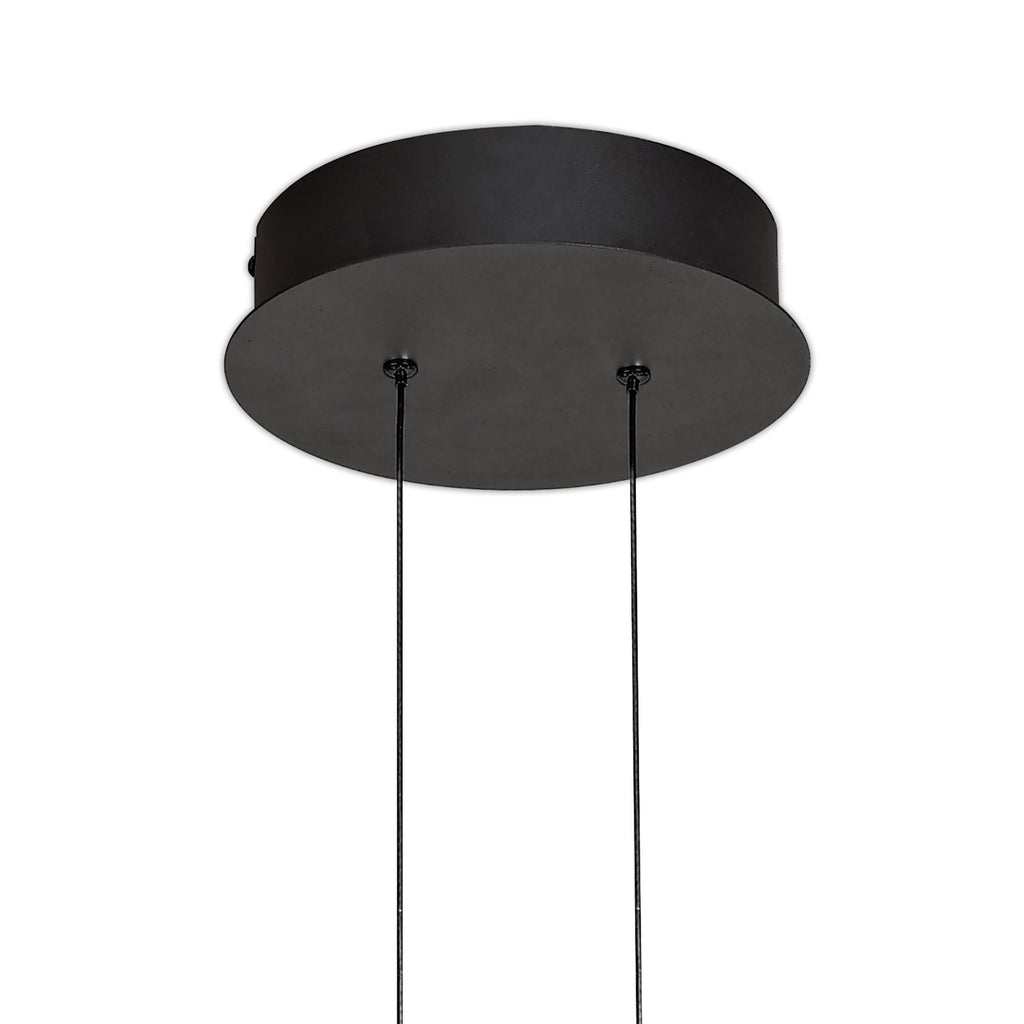 NL71799 Kingly 16 Light Linear Pendant LED Black/Antique Brass