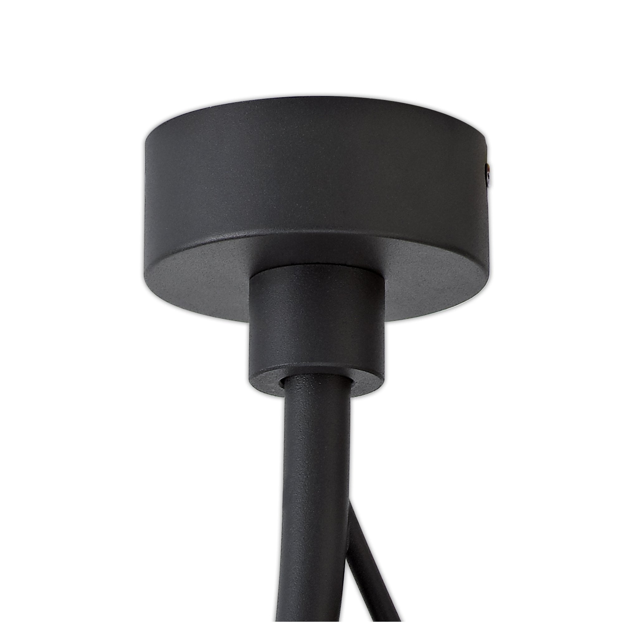 NL71809 Kingly 8 Light Ceiling Pendant LED Black/Antique Brass