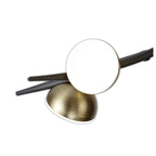 NL71809 Kingly 8 Light Ceiling Pendant LED Black/Antique Brass