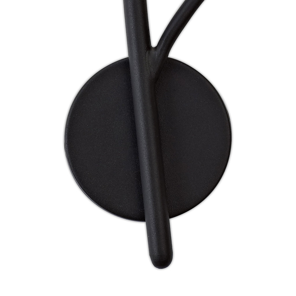NL71819 Kingly 3 Light Wall Lamp LED Black/Antique Brass