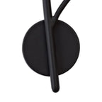 NL71819 Kingly 3 Light Wall Lamp LED Black/Antique Brass