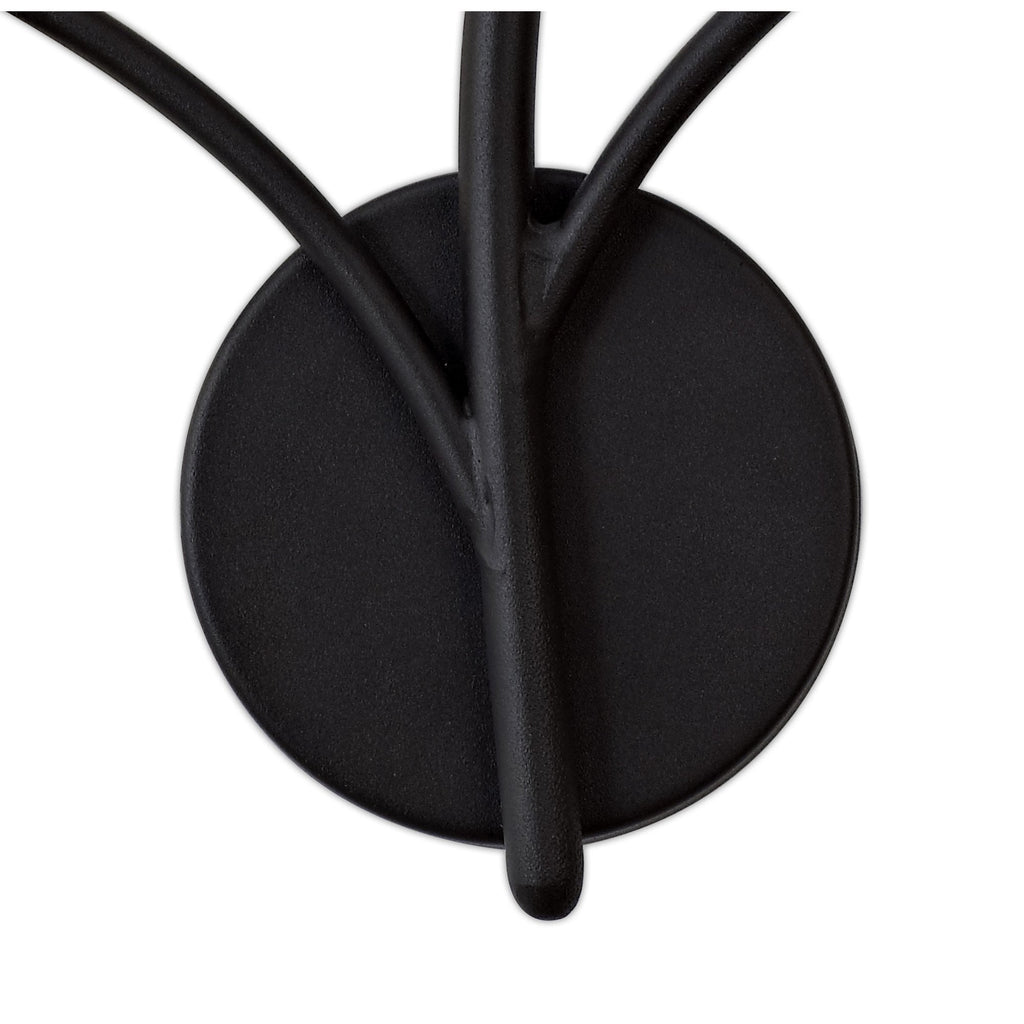NL71829 Kingly 5 Light Wall Lamp LED Black/Antique Brass