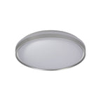 NL77629 Kingsley Bathroom Ceiling  Light 48cm LED Silver/White Acrylic