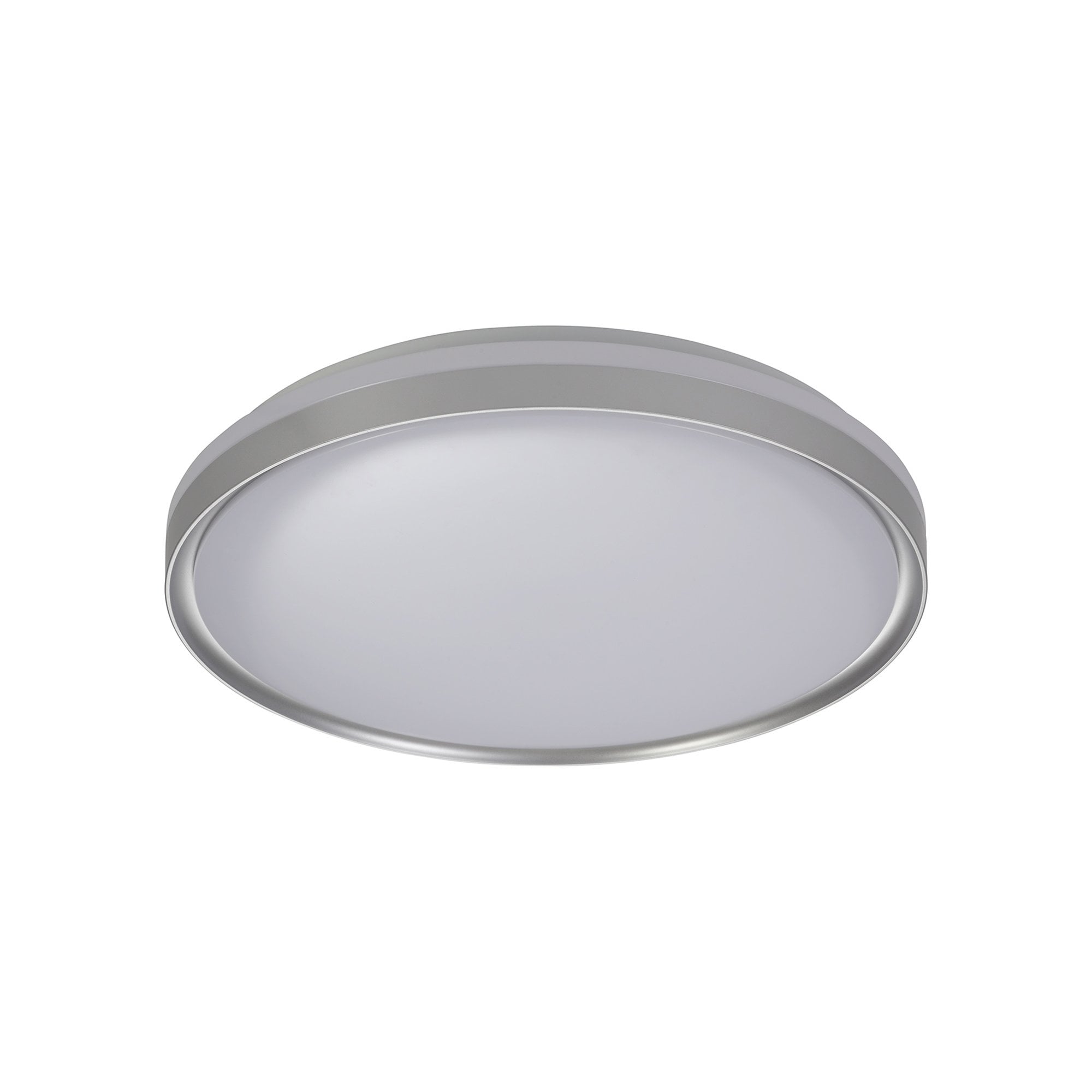 NL77629 Kingsley Bathroom Ceiling  Light 48cm LED Silver/White Acrylic