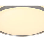 NL77629 Kingsley Bathroom Ceiling  Light 48cm LED Silver/White Acrylic