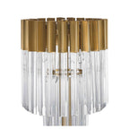 NL73529 Vienna Table Lamp 3 Light Brass/Glass