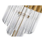 NL73529 Vienna Table Lamp 3 Light Brass/Glass