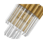 NL73539 Vienna Wall Light 3 Light Brass/Glass
