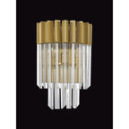 NL73539 Vienna Wall Light 3 Light Brass/Glass