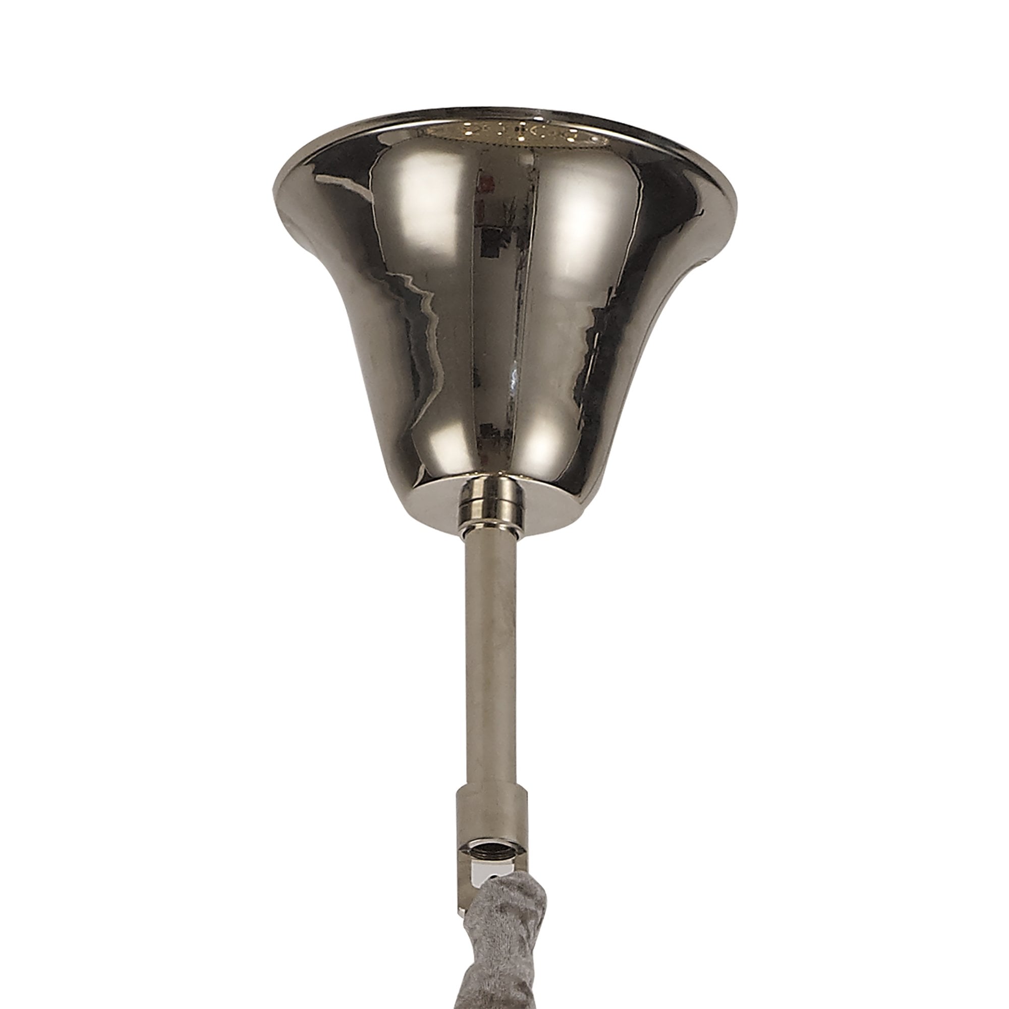 NL73729 Vienna Pendant Round 5 Tier 19 Light Polished Nickel Clear Glass